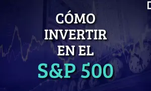 Guía visual para aprender cómo invertir en S&P 500 desde España. Gráficos bursátiles y relojes de bolsa.