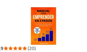Manual para emprender en 5 pasos, una guía para saber qué hacer después de ADE y lanzar tu negocio con éxito. Incluye bonus de asistentes IA.