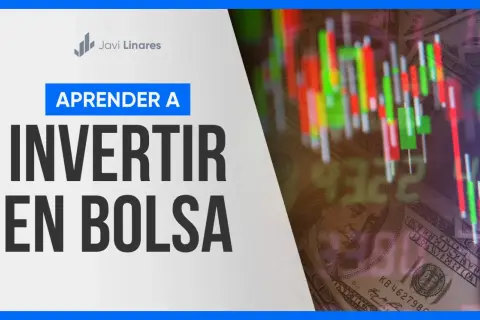 Aprender a invertir en bolsa desde casa es posible. Gráfico bursátil sobre billetes de dólar.