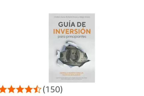 Guía de inversión para principiantes, con un billete de dólar asomando. Aprende sobre bolsa y más.