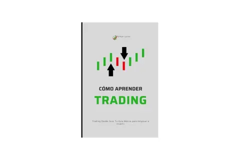 Portada de libro "Cómo aprender TRADING". Ideal para quienes quieren aprende trading desde cero.