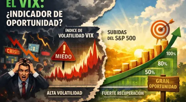 El índice VIX, a menudo asociado con el miedo y la alta volatilidad, puede ser un indicador de gran oportunidad para la recuperación del S&P 500.