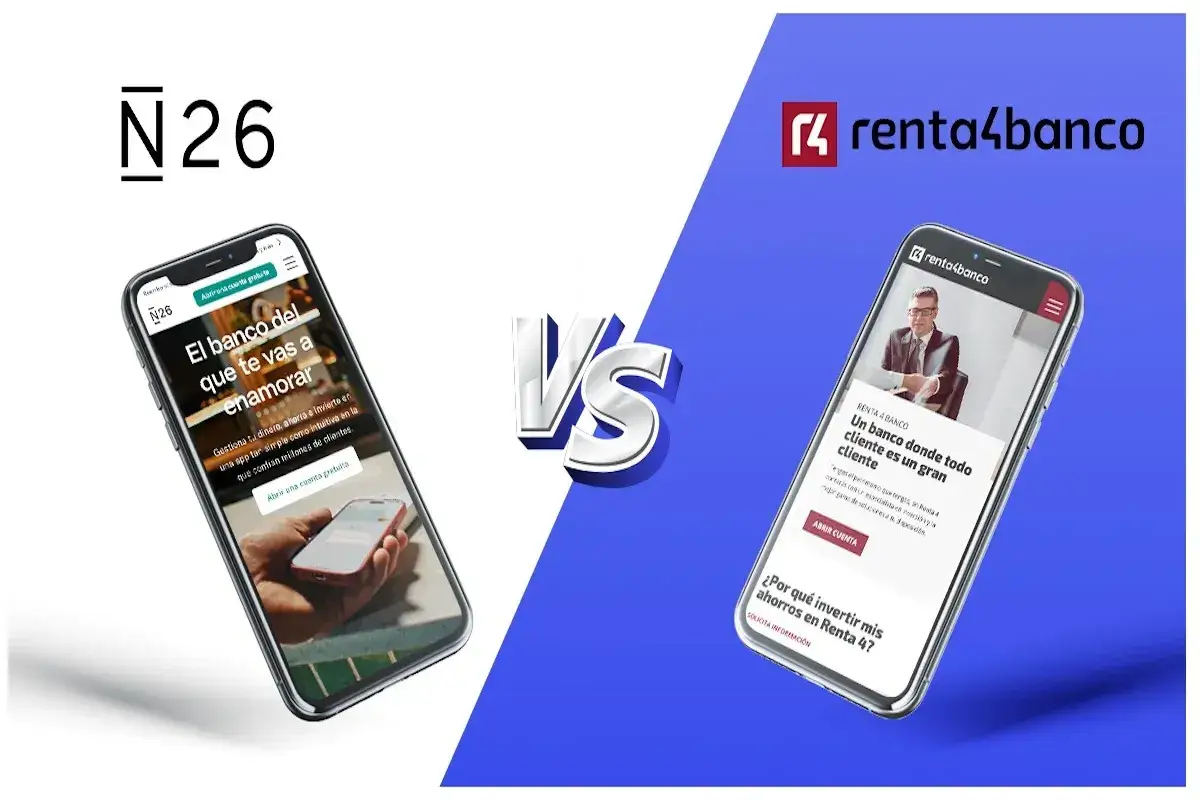 Comparativa de apps bancarias: N26 vs. Renta 4 Banco. Descubre cu&aacute;l es la mejor opci&oacute;n para tus finanzas y lee las renta 4 opiniones.