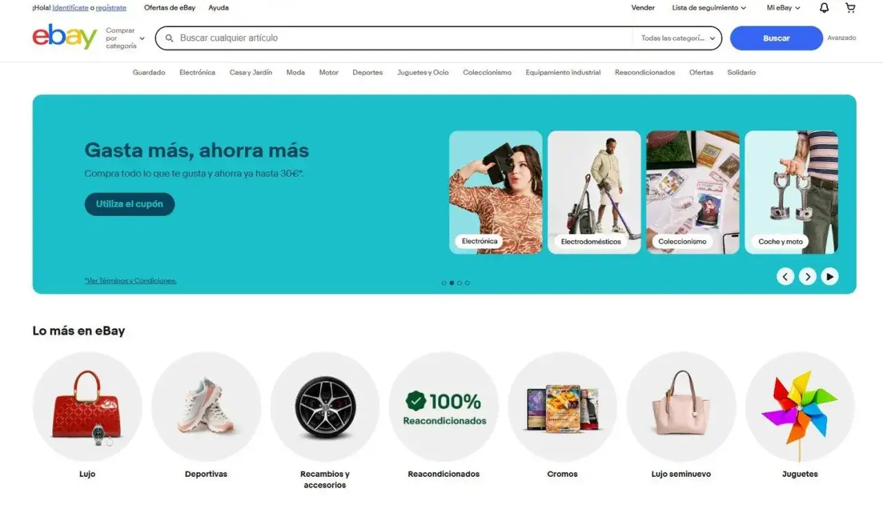 En eBay puedes hacer negocio comprando o vendiendo. Explora categor&iacute;as como electr&oacute;nica, coleccionismo, coches y motos, o art&iacute;culos de lujo.