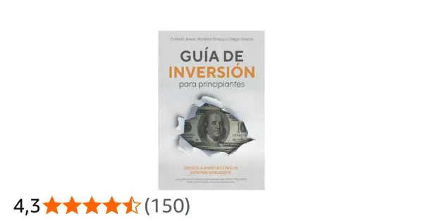Guía de inversión para principiantes, con un billete de dólar asomando. Aprende sobre bolsa y más.